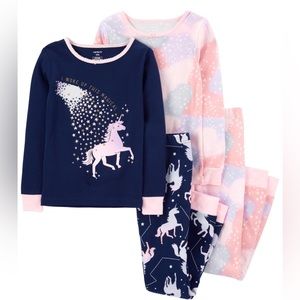 Carter’s Kid 4-Piece Unicorn PJs